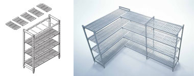 樹脂ラック カムシェルビング